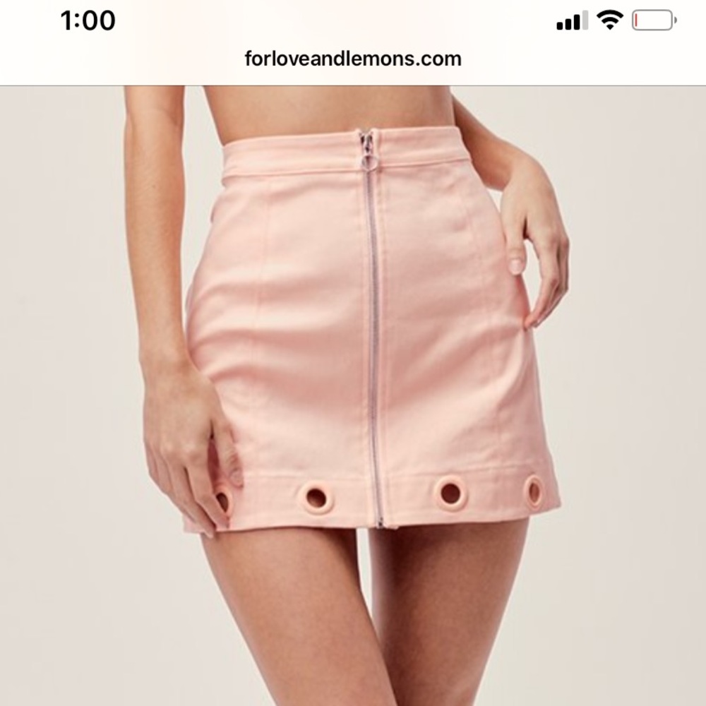 NWT for love and lemons creme puff skirt